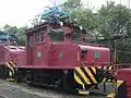 1号機1911年シーメンス製の20t B形電気機関車。保存車。