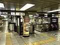 室町三丁目方面改札口(2018年9月)