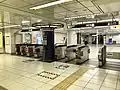 日本橋方面改札口(2018年9月)