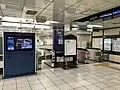 常盤橋方面改札口(2018年9月)