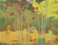 『早春の庭』 1931年 大原美術館