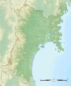 宮戸島の位置(宮城県内)