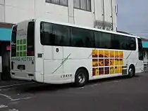 高速路線車先代塗色（通称「松島カラー」：政宗カラーの反対側）いすゞKC-LV782R1