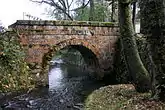 大虫神社の宮橋（上流側より）