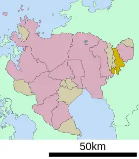 みやき町位置図