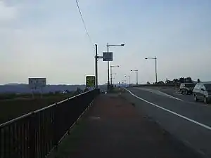 宮古橋(福島県河沼郡湯川村から)