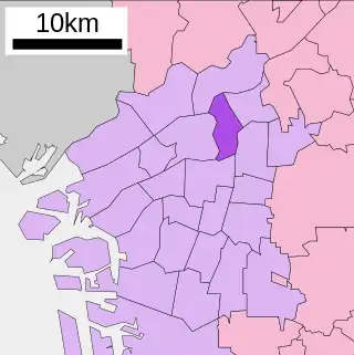 都島区位置図