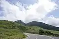 県道1号から望む韓国岳