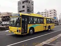 特別支援学校の例(東京都立江戸川特別支援学校、肢体不自由者の支援学校、宮園福祉が運行)