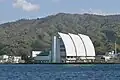 宮津湾から見たみやづ歴史の館