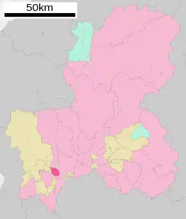 瑞穂市位置図