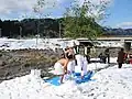 清流での禊ぎ