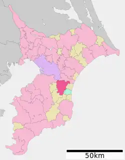 茂原市位置図