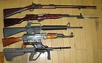 各型軍用小銃とSKS