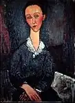 アメデオ・モディリアーニ『Portrait de femme au col blanc』(1917年)