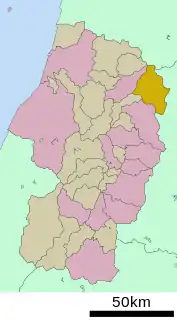 最上町位置図