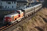 DD13形の置換え用として移籍してきたDE10 1535