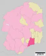 真岡市位置図