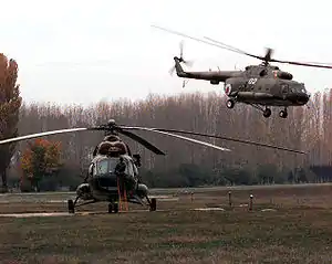 モルドヴァ空軍のMi-8MT