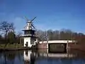 Groenendaalのランドマークの風車