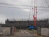 新病院建設状況（2014年5月24日撮影）