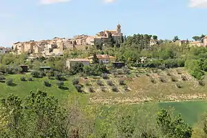 モンテ・ジベルトの風景