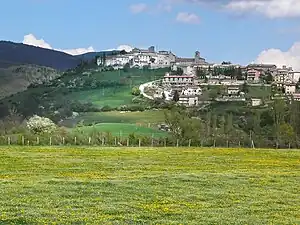 モンテレオーネ・ディ・スポレートの風景