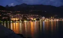 モントルーの夜景
