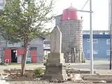花岡義信の碑