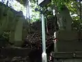 白石龍宮神社祭祀記念碑・北白川房子妃殿下歌碑