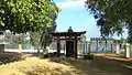 支倉像はグアダルキビール川に面して立つ