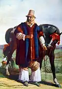 "Gaucho federal"(1847)