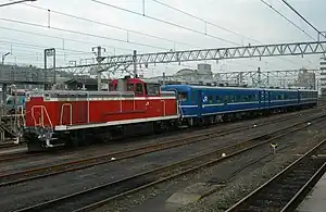 DE10形ディーゼル機関車(松山駅)