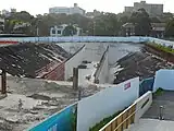 建設中のトンネル(2017年撮影)