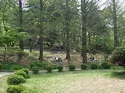 公園として整備された牡丹峰