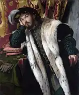 『フォルトゥナート・マルティネンゴ・チェザレスコの肖像』、1542年、ナショナル・ギャラリー (ロンドン)