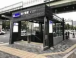 リニューアル後の6号出入口(2018年10月)