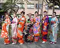 晴れ着を体験（日本）