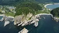 森山館空撮