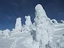 森吉山の樹氷(樹氷平にて)