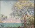 『アンティーブの朝』1888年。油彩、キャンバス、65.7 × 82.1 cm。フィラデルフィア美術館。