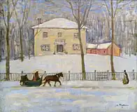Old Holton House, Montreal(1908/1909) モントリオール美術館蔵