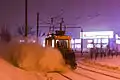 モスクワ市電のブルーム式除雪車（2012年）