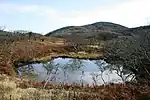 元池、その奥が御池岳
