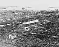 震災後の横浜市（元町・山下町）。