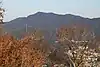 吉祥山から望む本宮山(2018年2月9日撮影)