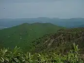 経ヶ岳から望む法恩寺山（2002年5月13日）