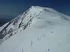 冬 （2004年1月12日）東遊歩道から望む山頂部の雪景色