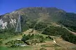 秋 (2001年10月25日)登山道3合目から望む伊吹山