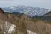位山から望む猪臥山(2018年2月27日撮影)